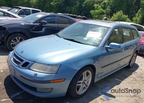 2007 Saab 9-3 2.0T z USA, uszkodzony, nr VIN YS3FD59Y371132378